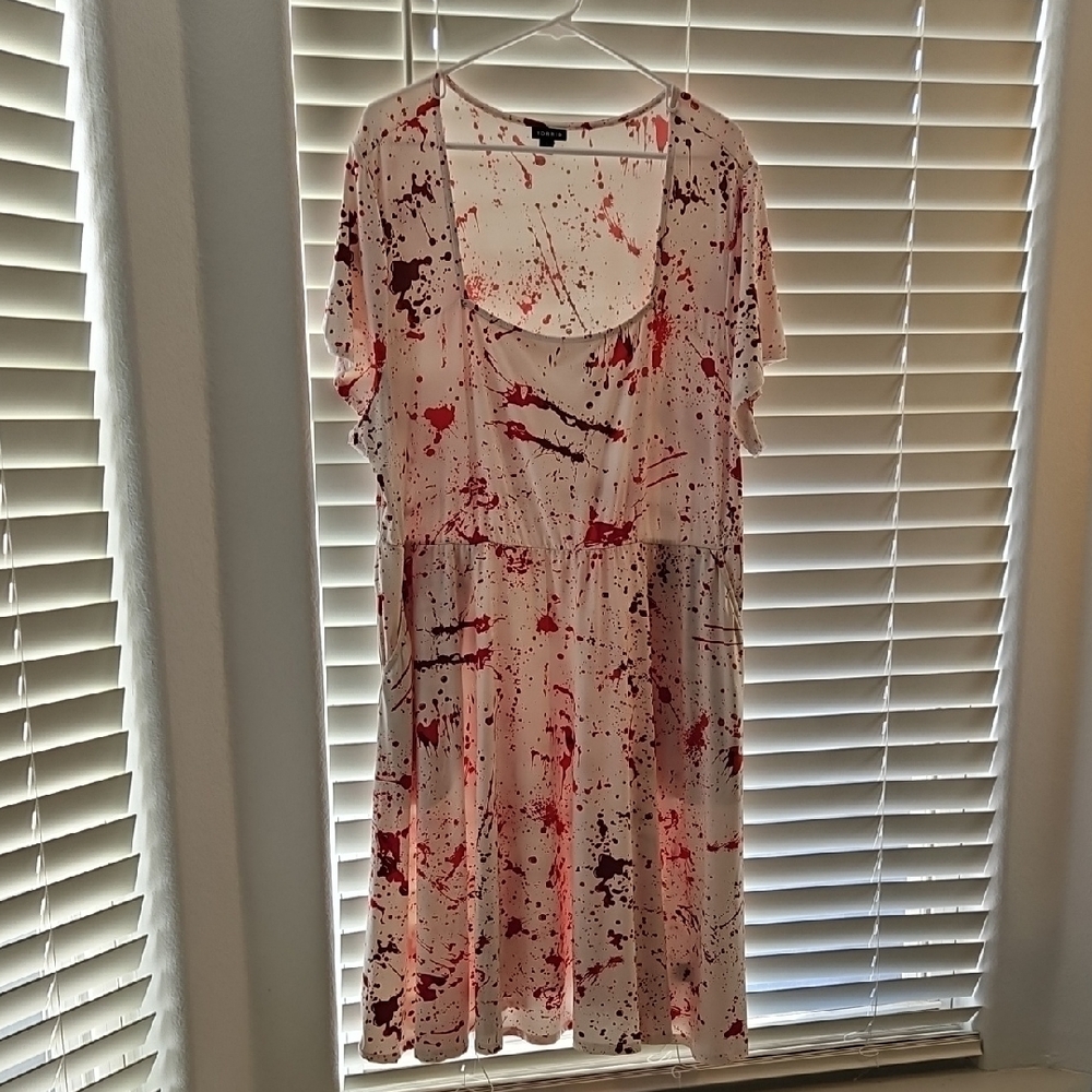 Torrid Halloween Blood Splatter Dress
